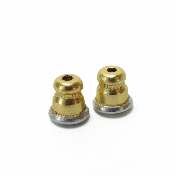 CHANEL Earrings Gold Black Coco Mark Star Swing Plated 01P GP Accessories Wom... - Picture 6 of 7